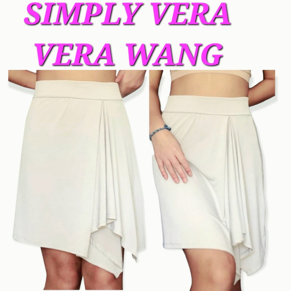 Simply Vera VeraWang Assymetrical above knee skirt
